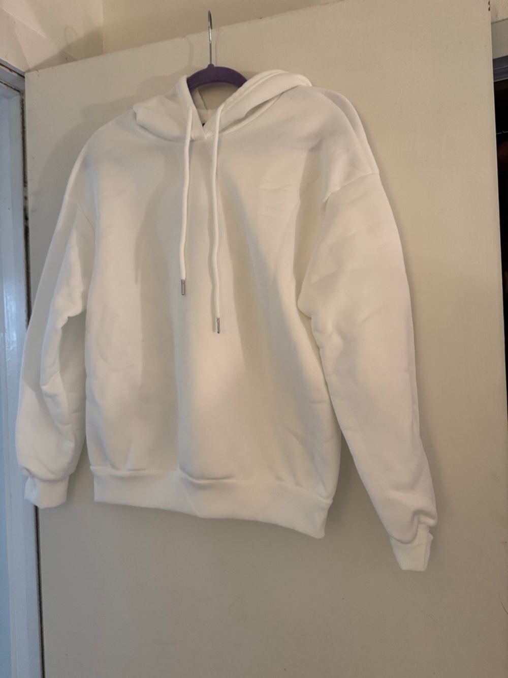 Classic White Pullover Hoodie